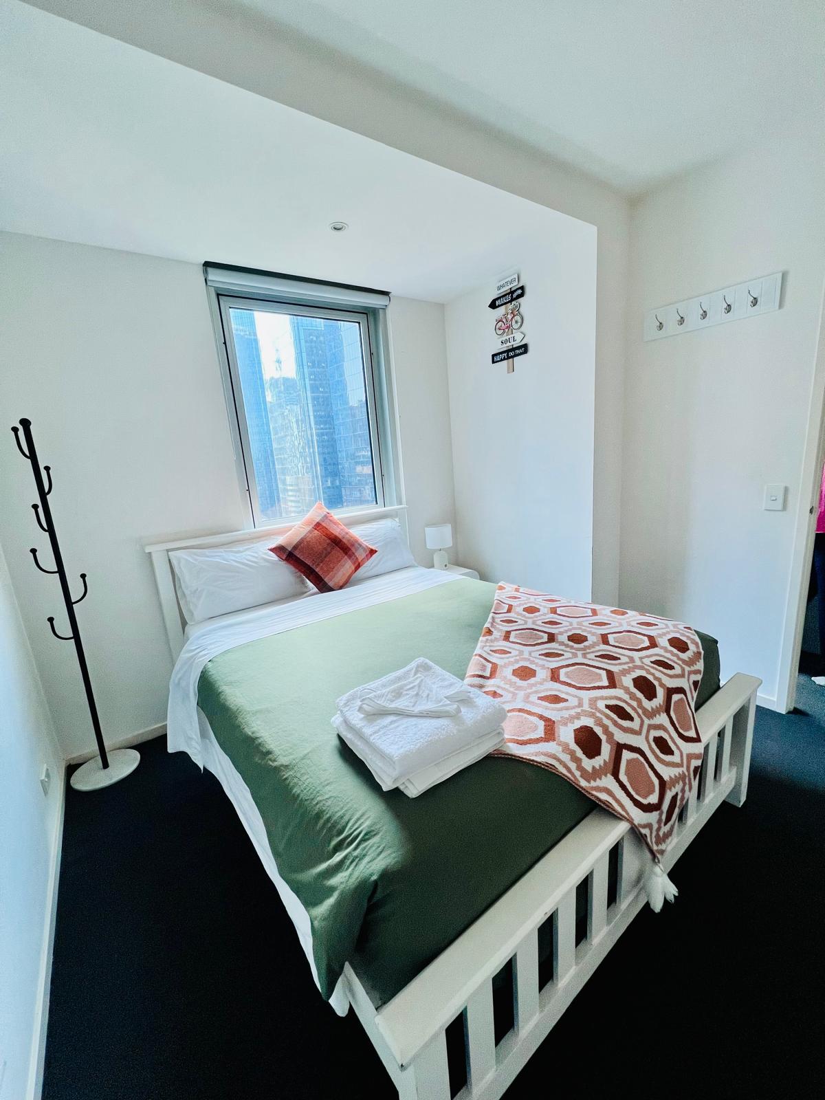 Second bedroom with city views